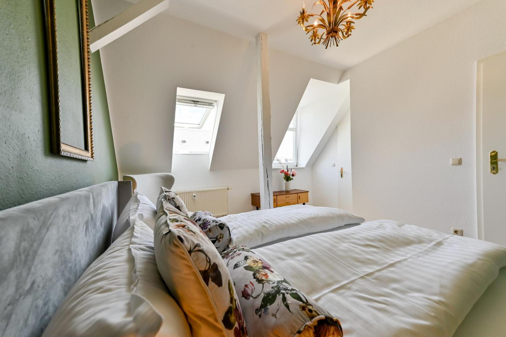 Appartement Premium Quartier Clara , Karl Und Fritz Auf Dem Kassberg Mit Eigenem Stellplatz à Chemnitz Chambre photo
