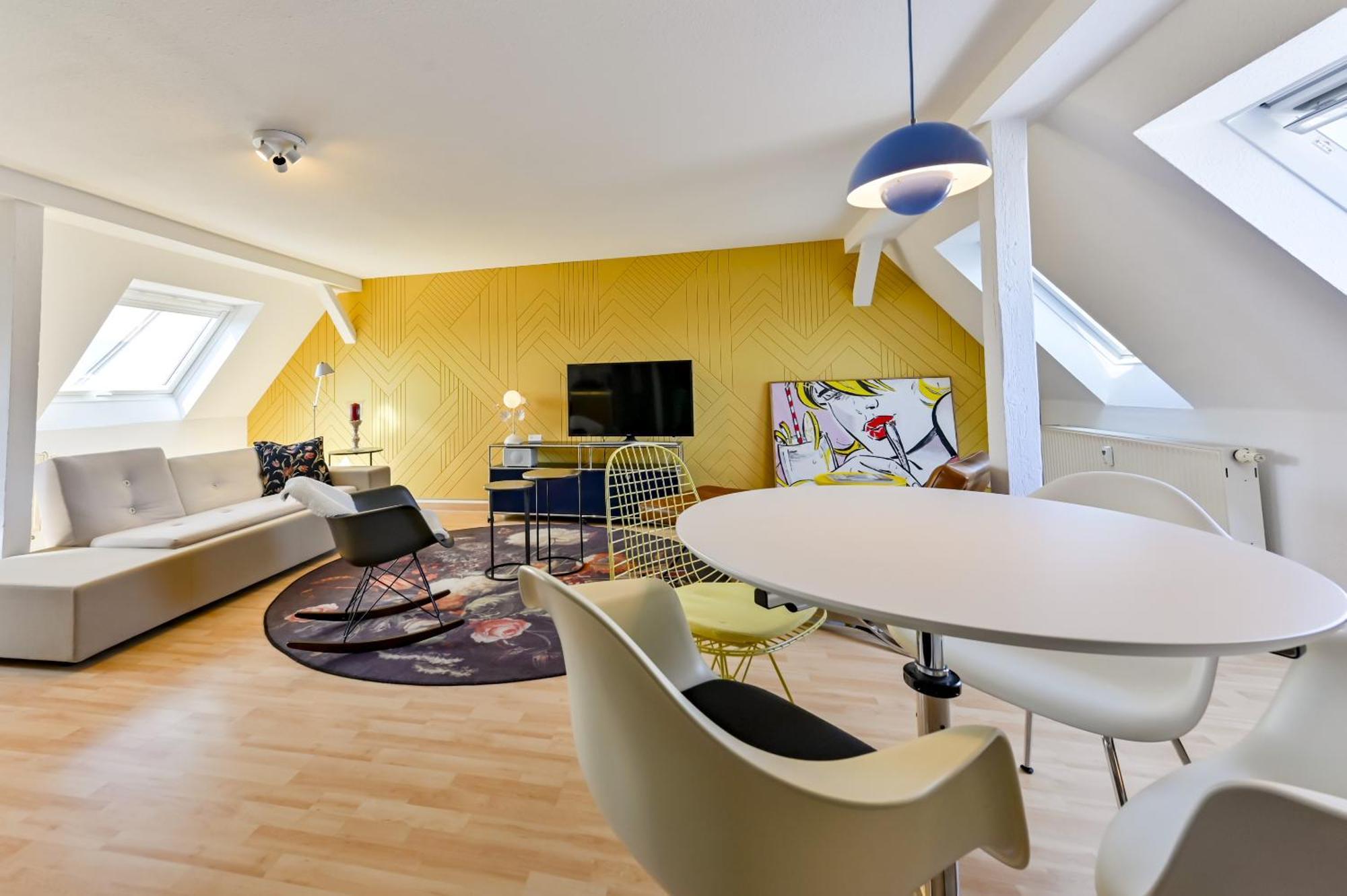 Appartement Premium Quartier Clara , Karl Und Fritz Auf Dem Kassberg Mit Eigenem Stellplatz à Chemnitz Chambre photo