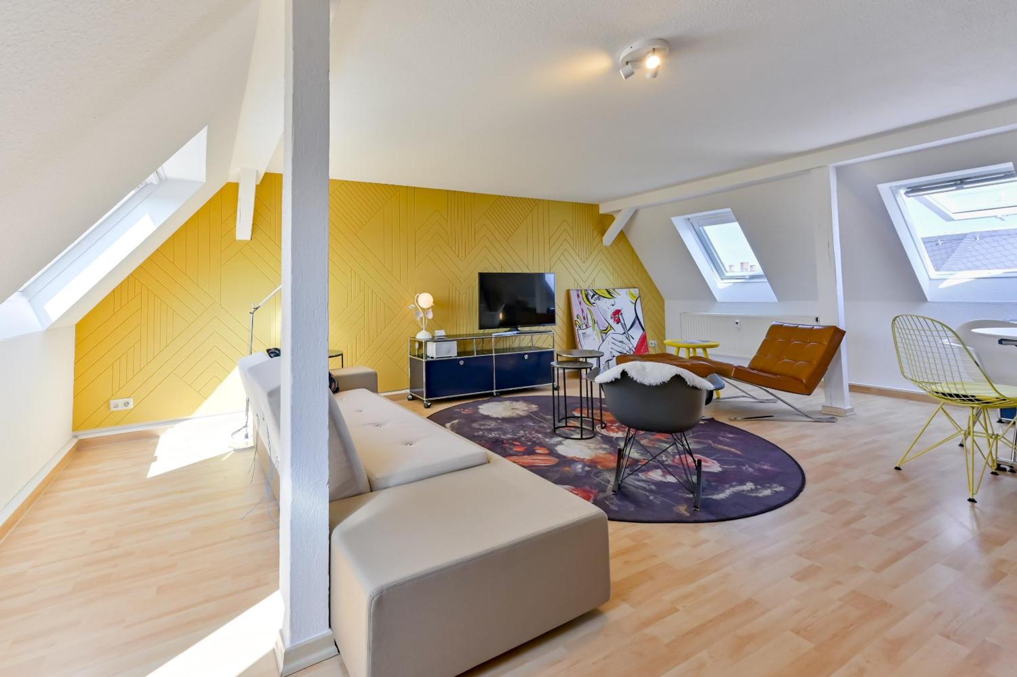 Appartement Premium Quartier Clara , Karl Und Fritz Auf Dem Kassberg Mit Eigenem Stellplatz à Chemnitz Chambre photo